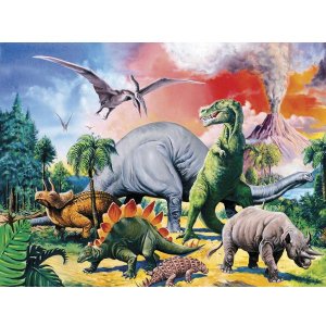 100 EL. Pośród Dinozaurów Ravensburger