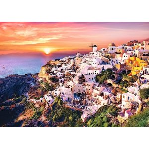 1000 EL Zachód słońca nad Santorini