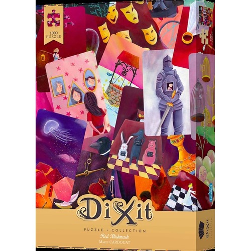 Dixit: Puzzle - Red MishMash (1000 elementów)