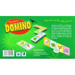 Domino obrazkowe - Dinozaury