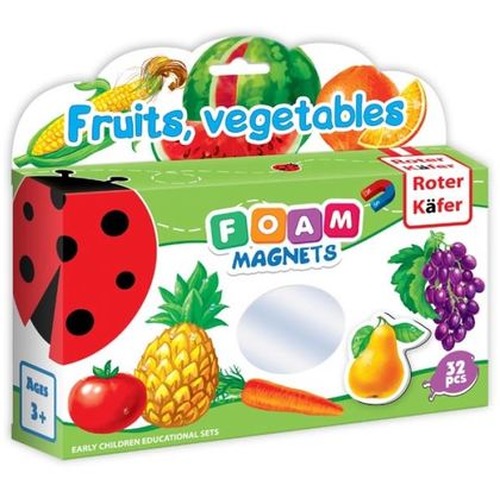 Foam Magnets: Fruits, vegetables