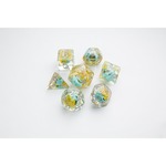 Gamegenic: Embraced Series - RPG Dice Set - Green Skull