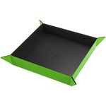 Gamegenic: Magnetic Dice Tray - Square - Black/Green