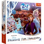 Gra 2w1 Chinczyk Węże i drabiny Frozen 2