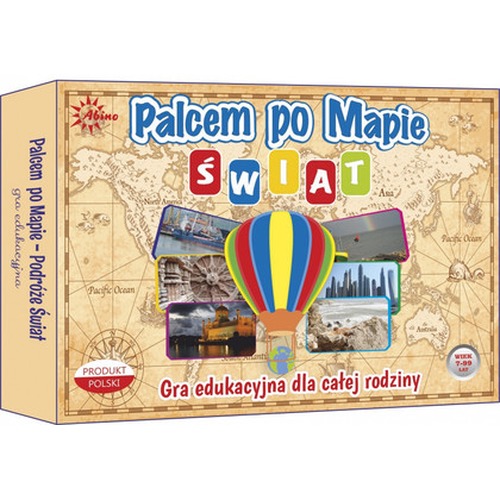 Gra Palcem po mapie - Świat