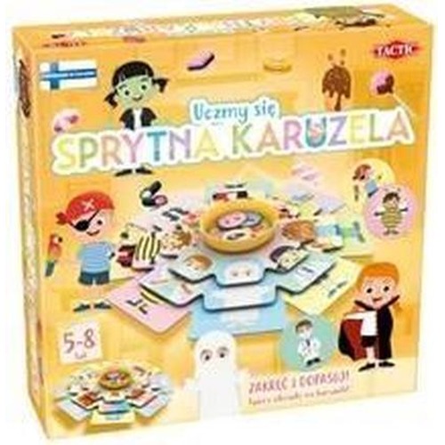 Gra planszowa Uczmy się: Sprytna Karuzela