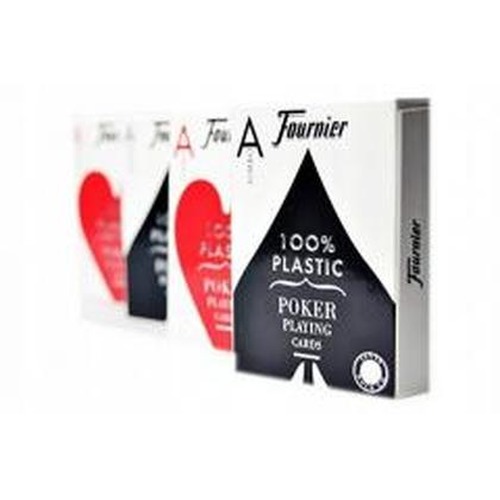 Jumbo Poker 100% plastik FOURNIER