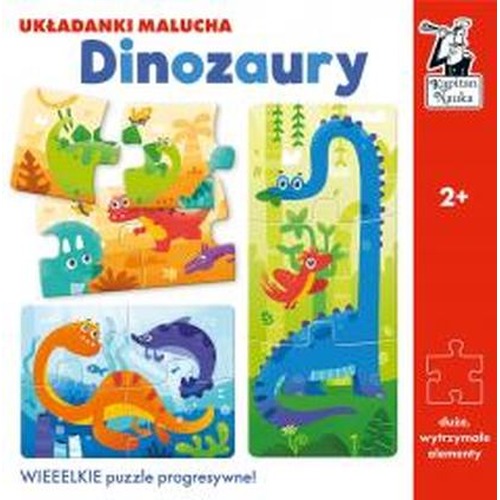 Kapitan Nauka. Dinozaury. Układanki malucha