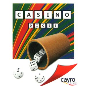 Kości oczkowe - zestaw do gry Casino 