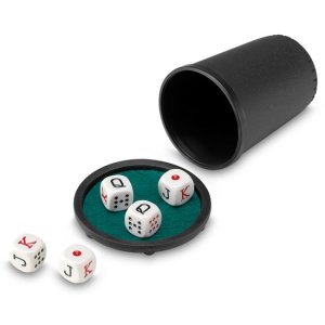 Kości pokerowe - zestaw do gry Lie Me 