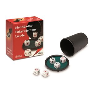Kości pokerowe - zestaw do gry Lie Me 