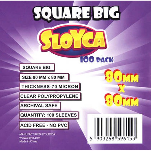 Koszulki na karty - Square Big (80x80 mm) - 100 szt.