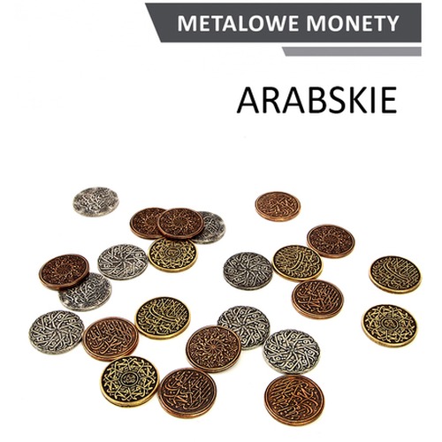 Metalowe Monety - Arabskie (zestaw 24 monet)