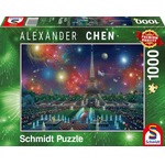 PQ Puzzle 1000 el. ALEXANDER CHEN Fajerwerki nad Wieżą Eiffla