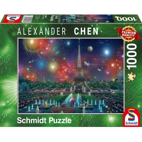 PQ Puzzle 1000 el. ALEXANDER CHEN Fajerwerki nad Wieżą Eiffla