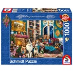 PQ Puzzle 1000 el. BRIGID ASHWOOD Spotkanie w domowej bibliotece