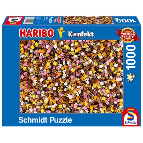 PQ Puzzle 1000 el. HARIBO Lukrecjowe żelki