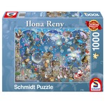 PQ Puzzle 1000 el. ILONA RENY Błękitne niebo w Boże Narodzenie