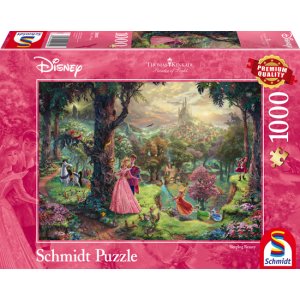 PQ Puzzle 1000 el. THOMAS KINKADE Śpiąca królewna (Disney)