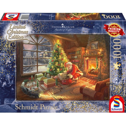 PQ Puzzle 1000 el. THOMAS KINKADE Przesyłka od Świętego Mikołaja