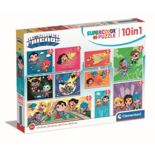 Puzzle 10 w 1 Super Kolor DC Comics