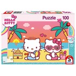 Puzzle 100 el. HELLO KITTY Zabawa na plaży