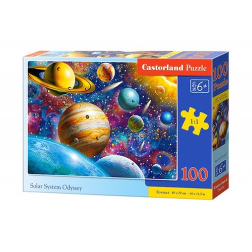 Puzzle 100 elementów - System solarny Odyseja