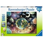 Puzzle 100 elementów XXL Kosmiczny plac zabaw