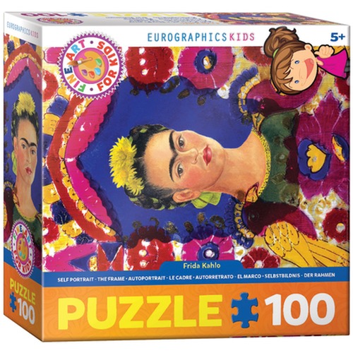 Puzzle 100 Frida Self Portrait the Frame 6100-5425