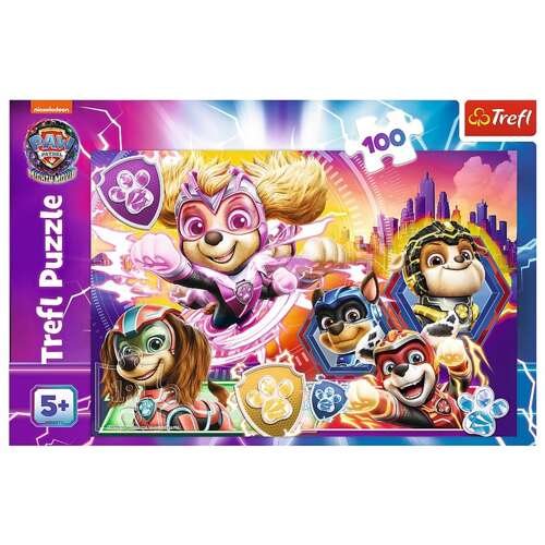 Puzzle 100 Poznaj Mighty Pups TREFL