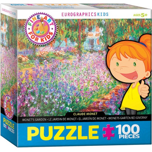 Puzzle 100 Smartkids Monets Garden by Claude Mo 6100-4908