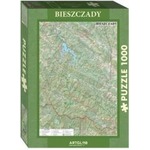 Puzzle 1000 - Bieszczady mapa turystyczna