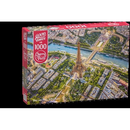 Puzzle 1000 Cherry Pazzi View over Paris Eiffel Tower