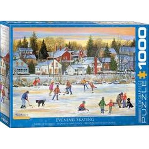 Puzzle 1000 Czas na łyżwy