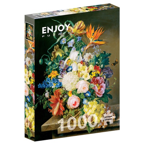 Puzzle 1000 el. Bukiet kwiatów, Franz Xaver Petter