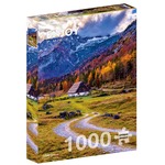 Puzzle 1000 el. Chatka w górach