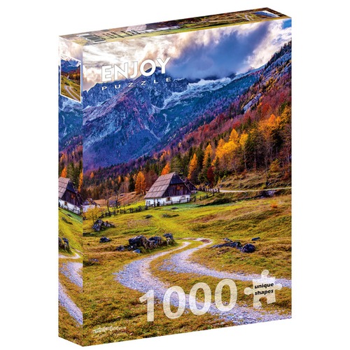 Puzzle 1000 el. Chatka w górach