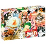 Puzzle 1000 el. Ciekawskie koty