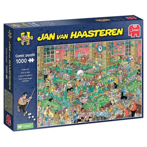 Puzzle 1000 el. JAN VAN HAASTEREN Klub bilardowy