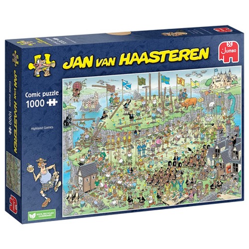 Puzzle 1000 el. JAN VAN HAASTEREN Tradycyjne szkockie zawody