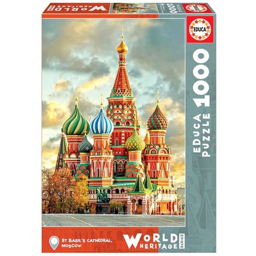 Puzzle 1000 el. Katedra św. Bazylego / Moskwa