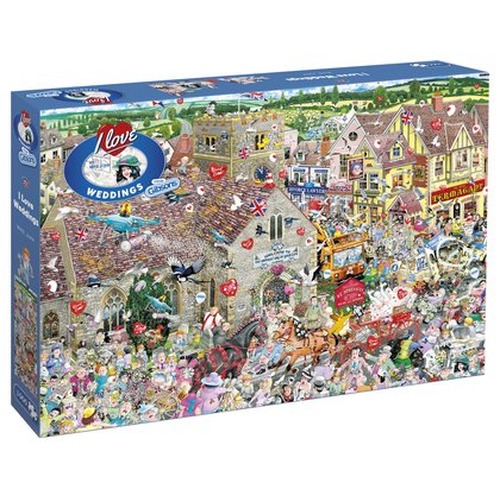 Puzzle 1000 el. Kocham śluby i wesela