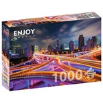 Puzzle 1000 el. Szanghaj nocą / Chiny