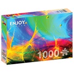 Puzzle 1000 el. Tęczowe fraktale