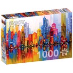 Puzzle 1000 el. Tęczowe miasto