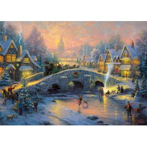 Puzzle 1000 el. THOMAS KINKADE Duch Bożego Narodzenia