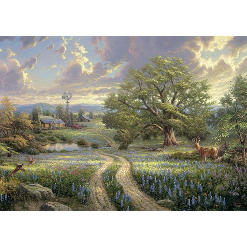 Puzzle 1000 el. THOMAS KINKADE Życie na wsi