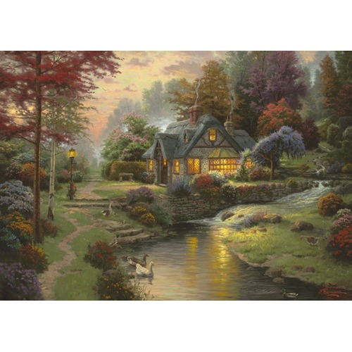 Puzzle 1000 el. THOMAS KINKADE Spokojny nastrój