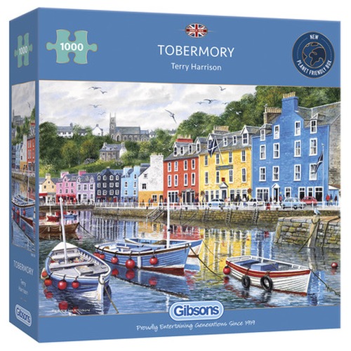 Puzzle 1000 el. Tobermory / Szkocja