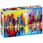 Puzzle 1000 el. Wieczór w Nowym Jorku / USA